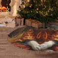 thumbnail image 5 of Defioc Haystack Meditating Cat for Christmas Tree Skirt Snowman Xmas Tree Skirt Farmhouse Christmas Decorations Tree Mat for Holiday Party Decor-30", 5 of 6