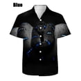 thumbnail image 4 of Camisas de manga corta de moda de verano para hombres, camisa hawaiana con estampado 3D de serpiente, camiseta de playa informal para hombres, camiseta de un solo pecho, 4 of 5