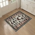 thumbnail image 3 of ODIKA 3'x5' Washable Accent Rug Pet Friendly, Non-Shedding Mat Gothic Wings Moth Vintage Butterfly Studies Botanical Scrolls for Bedside, Nursery Room, 3 of 7