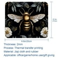 thumbnail image 5 of Bee Desk Pad Mousepad Gaming Mouse Pad, Square 8.3x9.8 Inch Non-Slip Rubber Bottom Printed, Suitable for Office and Gaming, 5 of 6