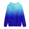 thumbnail image 4 of Ashirexll Womens Hoodies, Oversized Hoodies for Women, Fashion Ladies Long Sleeve Gradient Color Hoodies Causal Pullover Hooded Sweatshirts, 4 of 5
