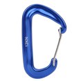 thumbnail image 1 of 12kn D forma mosquetón resorte puerta gancho rápido enlace bloqueo Seguridad hebilla para paracaidismo (azul), 1 of 8