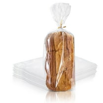 PUREVACY Poly Bakery Bread Bags 12 x 6 x 24. Pack of 1000 Jumbo Bread Loaf Packing Bags 12x6x24 Clear Gusseted Bags. Ultra Thin Polyethylene Bags 1 Mil for Home Bakeries; Food Industry