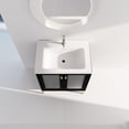 thumbnail image 2 of 2 - door, Durable Plywood - Pre - drilled Ceramic Sink - Bathroom - Customizable and Reliable Vanity, 2 of 7