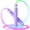 Purple, variant on 7 Color Modes – Long Battery – Adjustable 9.2ft – Sweat-Proof Handles – Fun for Boys & Girls – Outdoor Play – Birthday Gift