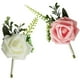 thumbnail image 5 of Boutonniere Ojales Novio Boda Flores Fiesta Graduación Traje Decoración - 2 Cantidad blanca(1), 5 of 9