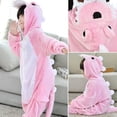 thumbnail image 1 of Pijama de una pieza de dinosaurio para adultos y niños de franela Pijama de una pieza de dinosaurio para padres e hijos Disfraz de hogar, 1 of 6