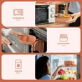thumbnail image 4 of Box Adult Lunch Box,3 Stackable Bento Lunch Containers for Adults/Kids, Modern Minimalist Design Bento Box, 4 of 7