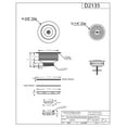 thumbnail image 2 of Westbrass D2135-12 Two Wing Nut Style Large Kitchen Basket Strainer in Oil Rubbed Bronze, 2 of 5