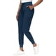 thumbnail image 1 of Pantalones Scrub MIVEI, cintura alta, estilo jogger para mujer, color azul marino, 1 of 7