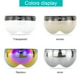 thumbnail image 3 of Huhudde Open Face Helmet Visor Motorcycle Helmet Bubble Visor Lens Bubble Shield 3-Snap Design Flip Up Down Helmets Accessories, 3 of 17