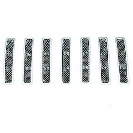 Paramount Restyling 42-0523 Full Replacement Packaged Grille with Chrome Stainless Steel 2.0 mm Wire Mesh Fits select: 1997-2003 JEEP WRANGLER / TJ, 2004-2006 JEEP WRANGLER / TJ X