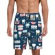 thumbnail image 1 of Fotbe Dental Pantalones Cortos de Pijama para Hombre, Ropa de Dormir, Pantalones de Pijama Cortos para Hombre-Small, 1 of 6