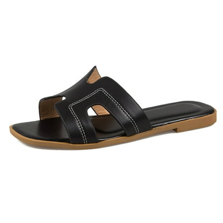 

Hawee Women Girls Summer Flat Slide Sandals Hollow