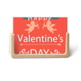 thumbnail image 1 of Feliz día de San Valentín de angeles de amor Pantalla de escritorio fotográfica de madera, 1 of 4