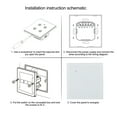 thumbnail image 3 of Smart Interrupteur à Lumière, Smart Panneau Tactile Commutateur Téléphone Télécommande pour la Maison, 3 of 8