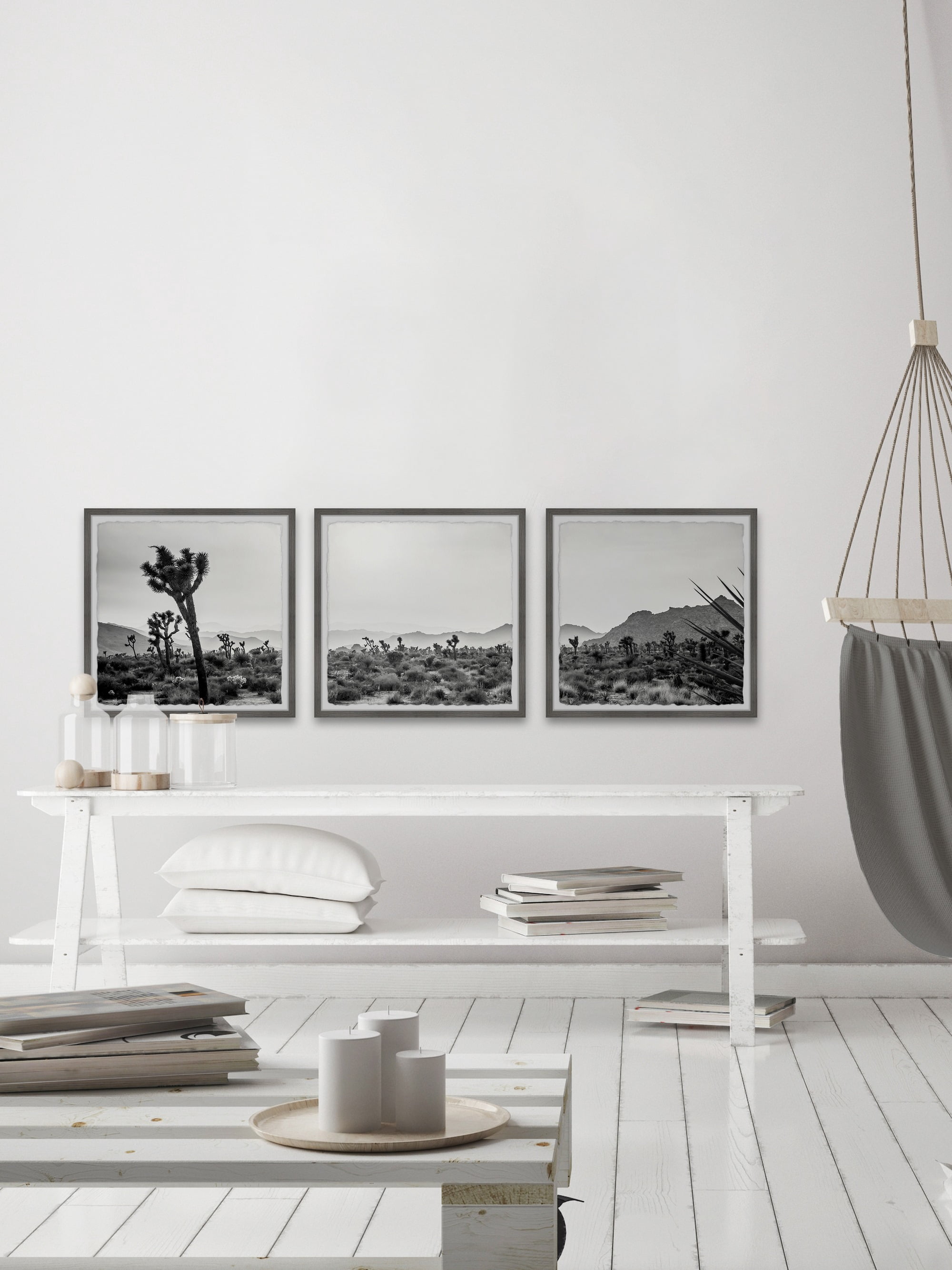 Marmont Hill Wanderlust and Desert Dust Triptych, 18" x 54"