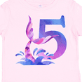 thumbnail image 4 of Inktastic 5th Birthday Mermaid Tail Boys or Girls Toddler T-Shirt, 4 of 5