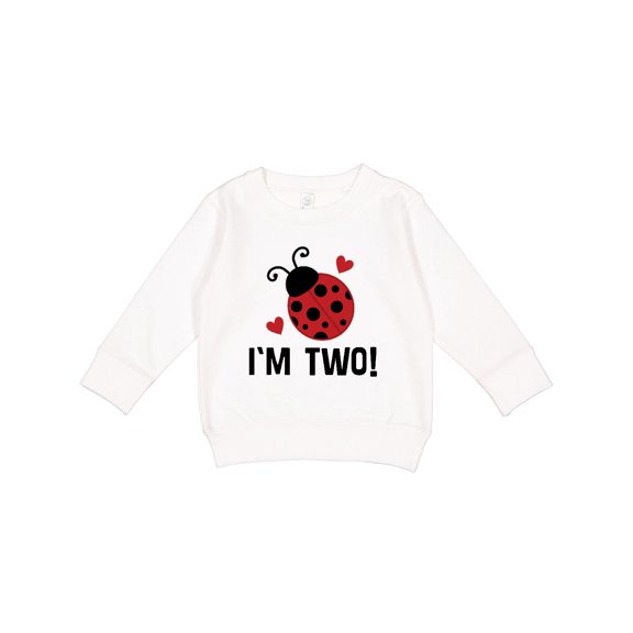 Inktastic Ladybug 2nd Birthday Cute 2 Year Old Toddler Sweatshirt