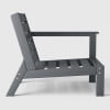 thumbnail image 6 of WestinTrends Avalon Outdoor Patio HDPE Right Arm Facing Deep Seating Corner Chair, Gray, 6 of 14