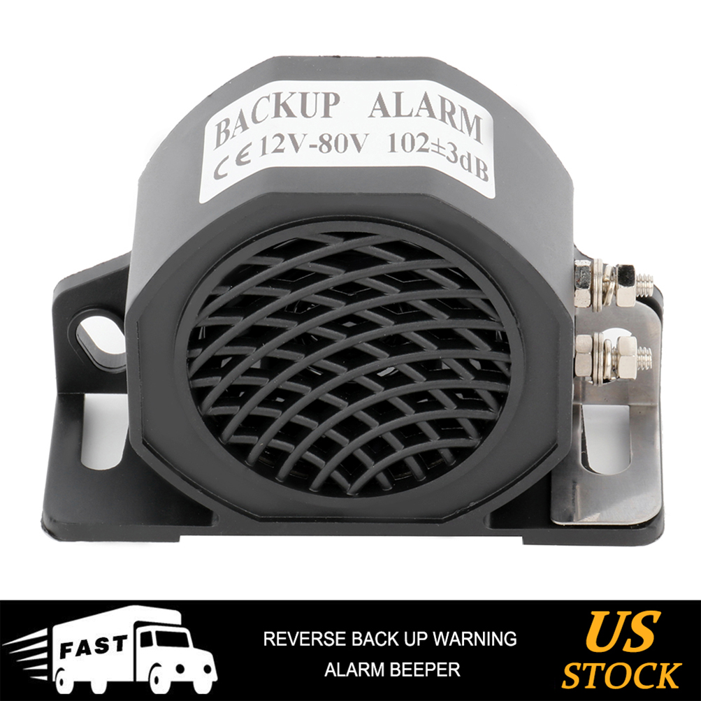 CCIYU 12V60V Backup Warning Alarm Waterproof Hevy Duty for for Truck