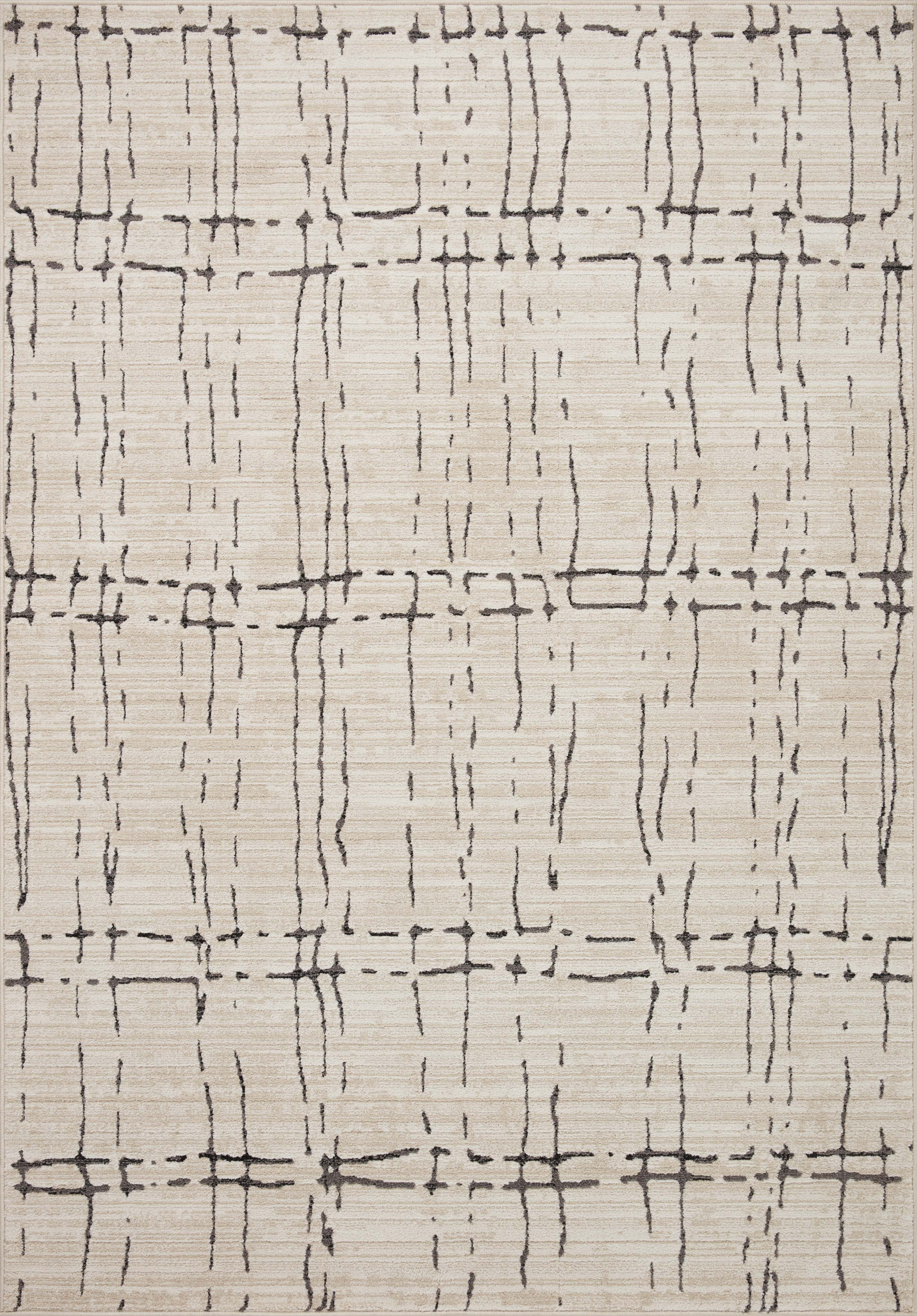 Loloi Darby Sand / Dk. Grey 2'-7" x 10'-0" Runner Rug