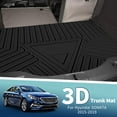 thumbnail image 2 of Unique Bargains Flat Face Cargo Liner Rear Trunk Mat Trunk Cargo Luggage Boot Tray Mat Stripes and Triangles Pattern for Hyundai Sonata 2015-2019 Anti-Slip, 2 of 7