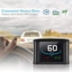 thumbnail image 3 of Pyle Universal Vehicle Smart HUD Display - Mini tablero digital de 2,6" para coche, sistema de proyector de velocímetro para parabrisas con brújula de navegación GPS, muestra velocidad, distancia, tie, 3 of 5