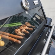 Monument Grills Mesa 3-Burner Black Propane Gas Grill with Clear View Lid and LED Controls