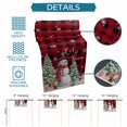 thumbnail image 6 of Christmas Snowman Table Runner 90 Inches Long Farmhouse Dress Scarves, Buffalo Plaid Farmhouse Xmas Tree Snowflakes Dining Tablerunner for Coffee Table/Kitchen Island/Party Décor, 13" x 90", 6 of 8