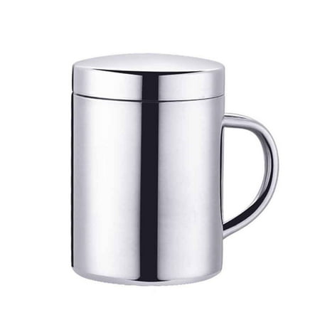 

BYDOT Double Walled Coffee Mugs Stainless Steel Tea Cups Kids Camping Mugs