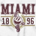 thumbnail image 2 of PACMAN Arcade Game Miami Varsity Men's Graphic T Shirt Tees Brisco Brands S, 2 of 6