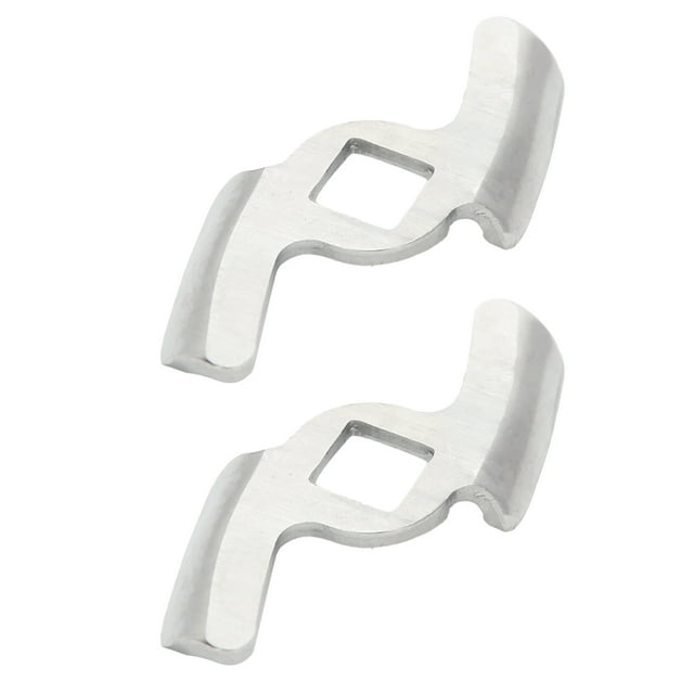 Meat Grinder Blade Meat Grinder Plate Grinder Plate Disc Mincer Blade Meat Grinder Parts 2Pcs Meat Grinder Blade 304 Stainless Steel Grinding Plate Disc Accessory For 5#/B Type