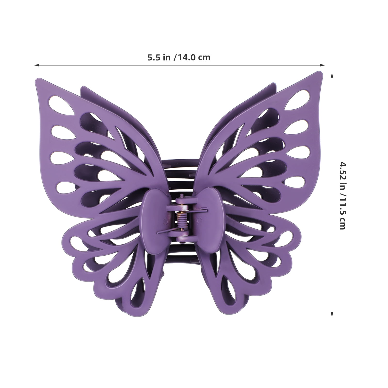 BESTYASH 8-Piece Large Butterfly Hair Clips for Women, Perfect Birthday and Wedding Accessories