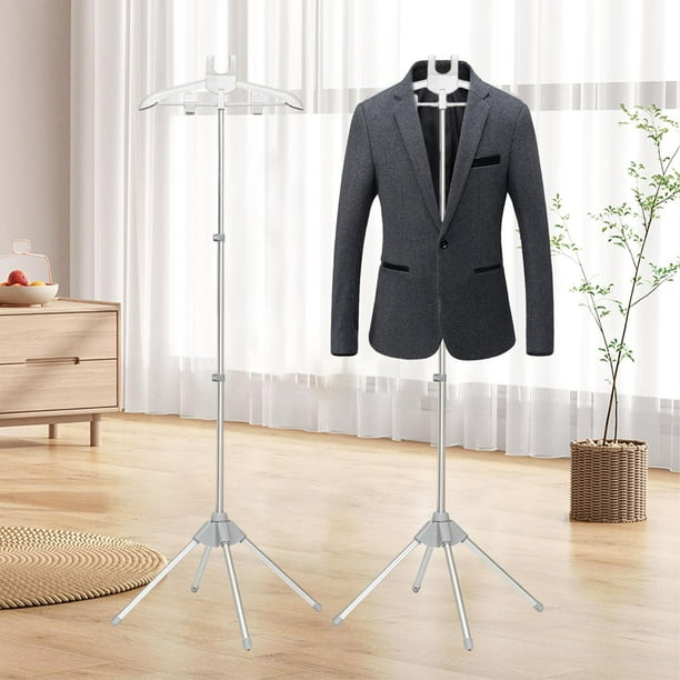 Handheld Garment Steamer Rack Adjustable Accessories Hanger for Clothes Coat  gray 