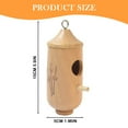 thumbnail image 3 of MOQIN Hummingbird House for Outside Hanging,Wooden Humming Bird Houses for Outside for Nesting Hanging,Natural Hummingbird Swing Nest for Sparrow Bird Finch Houses Garden Decor, 3 of 6