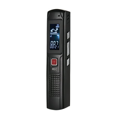 8GB Digital Audio Voice Recorder Ditacphone MP3 Music Player A-B Repeating
