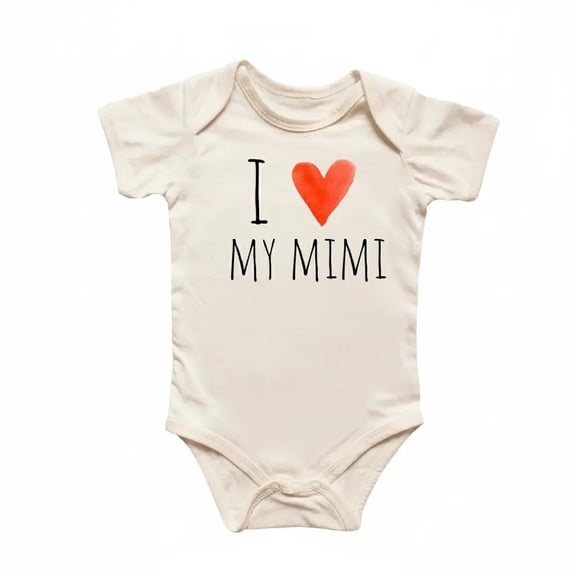 Mimi Grandparents Newborn Baby Bodysuit