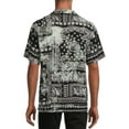thumbnail image 5 of No Boundaries Men's and Big Men's Printed Shirt with Short Sleeves, 5 of 5