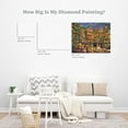 thumbnail image 3 of DIAMOND ART CLUB Christmas at Town Square Diamond Painting Kit, 3 of 4