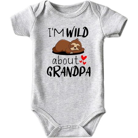 

Crazy Aunt Baby Boy Clothes Unisex Funny Baby Girl Bodysuits Gray 0-3 months