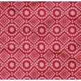 thumbnail image 4 of oneOone Cotton Poplin Twill Red Fabric Geometric Bandhani Craft Projects Decor Fabric Printed By The Yard 56 Inch Wide, 4 of 4