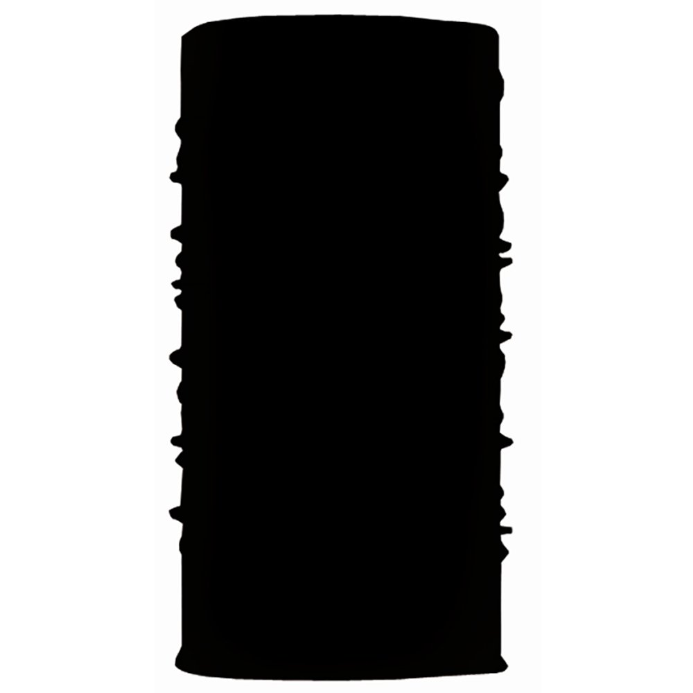Balec Black Bandanas by Dozen 12 Pack Head Wraps (Solid Poly Neck Gaiter)