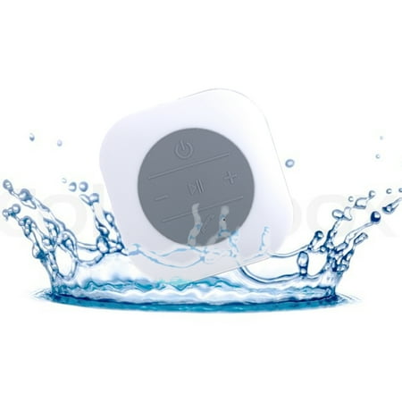 Minisuit Universal Waterproof Shower Speaker for Android and Apple (White)