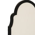 thumbnail image 6 of Kate and Laurel Holbrook Glam Framed Moroccan Arch Fabric Pinboard, 24 x 36, Black, Decorative Modern Scallop Arched Bulletin Board for Use as Vision Board or Wall Organization, 6 of 8
