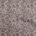 thumbnail image 1 of oneOone Polyester Spandex Light Pink Salmon Fabric Paisley Craft Projects Decor Fabric Printed By The Yard 56 Inch Wide-C4, 1 of 5