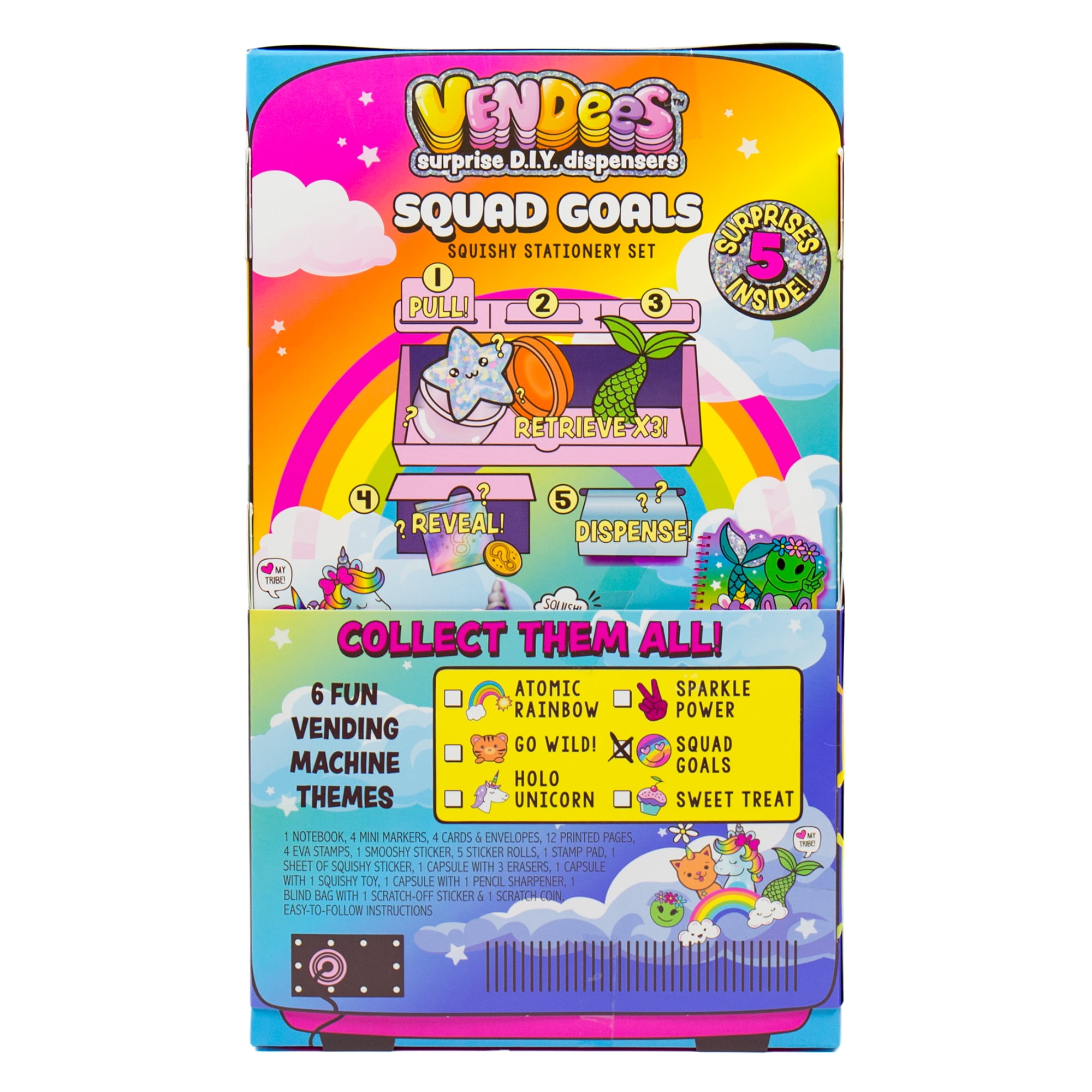 Vendees Squad Goals Squishy Stationery D I Y Dispenser Walmart Com Walmart Com