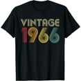 thumbnail image 2 of Vintage 1966 57th Birthday Gift Retro Shirt 57 Years Old T-Shirt, 2 of 3