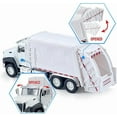 thumbnail image 3 of HLONK Jouets de Camion 2024 Camion à Ordures Camion à Ordures Échelle 1 50 à Rétrofriction Jouets Modèle en Métal Cadeaux pour Fans Jouets de Camion à Ordures Fan Signification Commémorative, 3 of 7