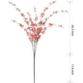 thumbnail image 2 of Artificial Cherry Blossom Flower,Faux Cherry Flowers 39 Inch Peach Branches Arrangement for Home Wedding Table Vase Decor(White)., 2 of 5